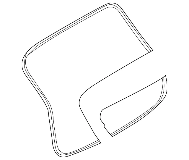 Back Door Weatherstrip - Nissan (90830-6MA0A)