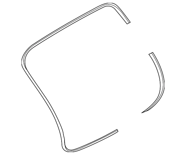 Back Door Weatherstrip - Nissan (90830-7BA0A)