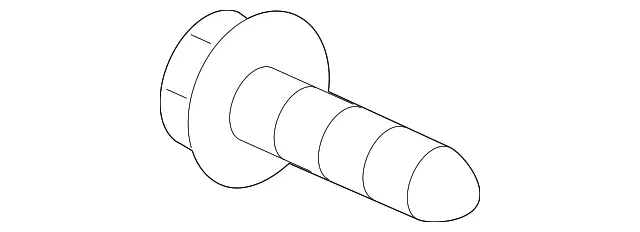 Lift-Gate Pull Handle Screw - Mazda (908386625)