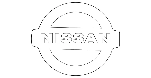 Rear Window Name Label - Nissan (90890-4EA0A)