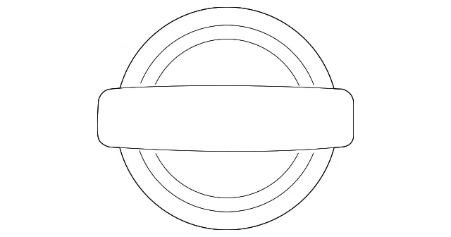 Hatch Emblem - Nissan (90890-4NR0A)
