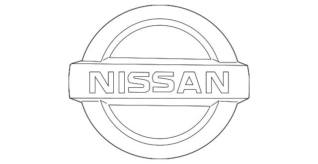 Rear Emblem - Nissan (90890-5AA0A)