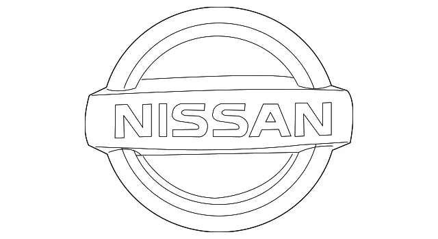 Deck Lid Emblem - Nissan (90890-6EM0A)