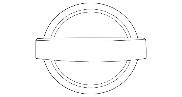 Hatch Emblem - Nissan (90890-7BA1A)