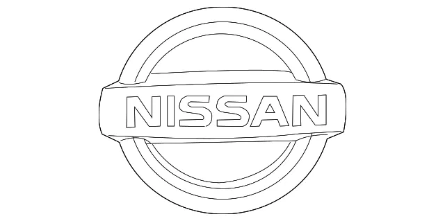 Deck Lid Emblem - Nissan (90890-EM40A)