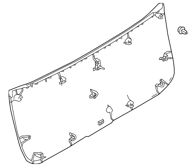 Back Door Finisher Assembly - Nissan (90900-3WC0A)
