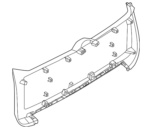 Finish Assembly-Back Door - Nissan (90900-7JA1A)