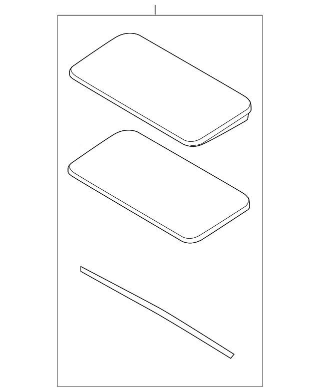 Sunroof Glass - Nissan (91210-5ZA0A)