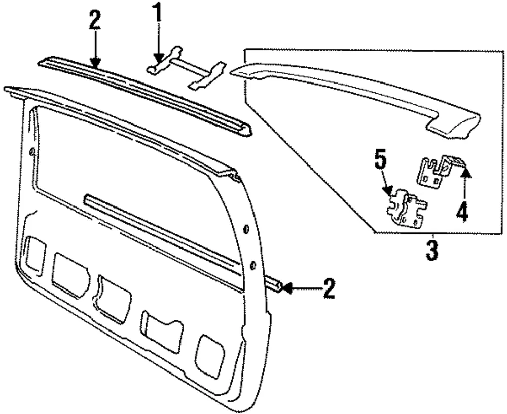 Spoiler Bolt Plate - Passenger Side (RH) - Volvo (9124989)