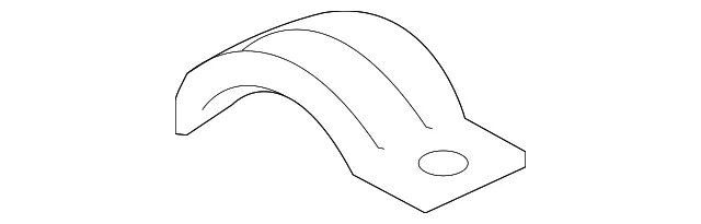 Air Deflector Side Bracket - Driver's Side (LH) - Nissan (91319-6MA0A)