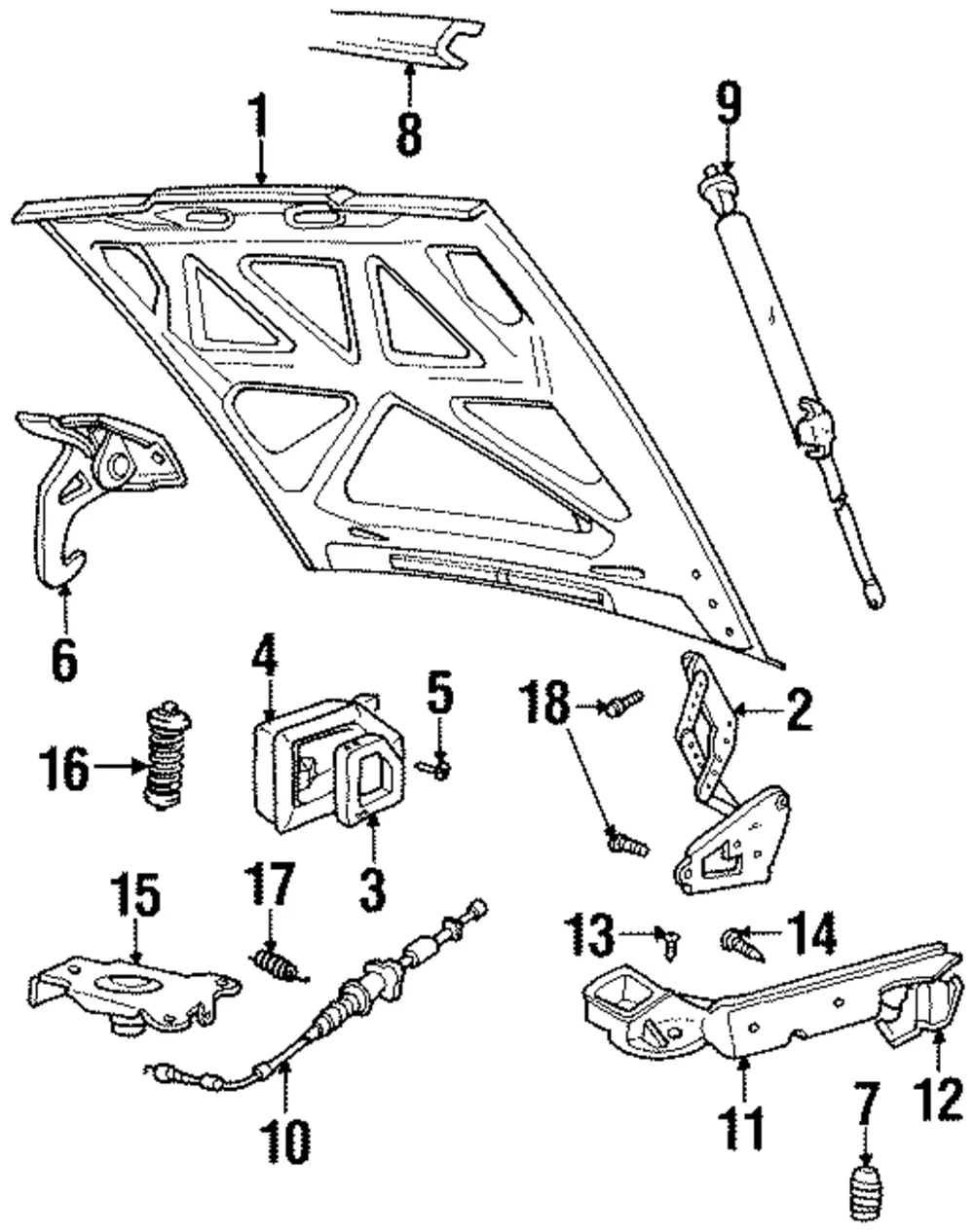 Release Handle - Volvo (9133649)