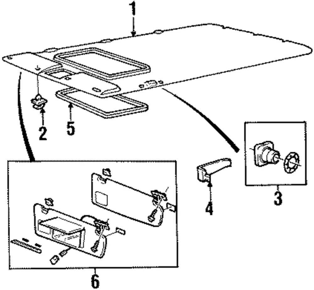 Headliner Fastener - Volvo (9137439)