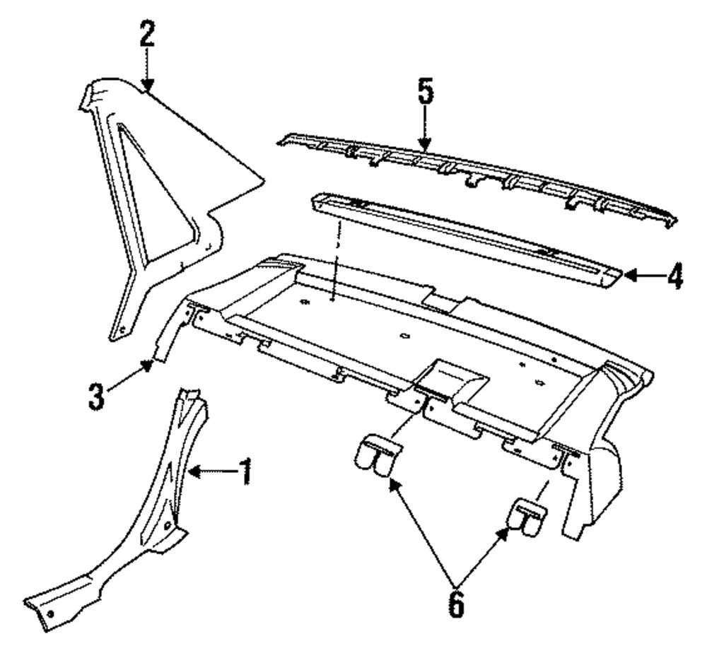 Quarter Trim Panel - Volvo (9145100)