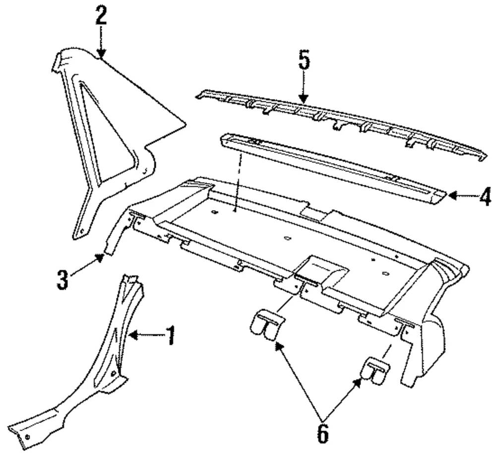 Lower Quarter Trim - Volvo (9145121)