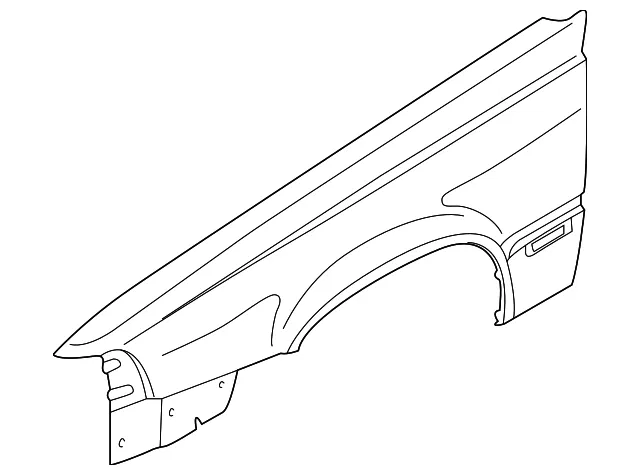 Fender - Driver's Side (LH) - Volvo (9152679)