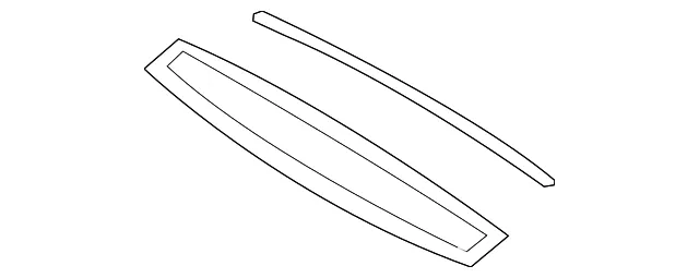 Front Sunroof Glass Assembly - Nissan (91602-1AA1A)