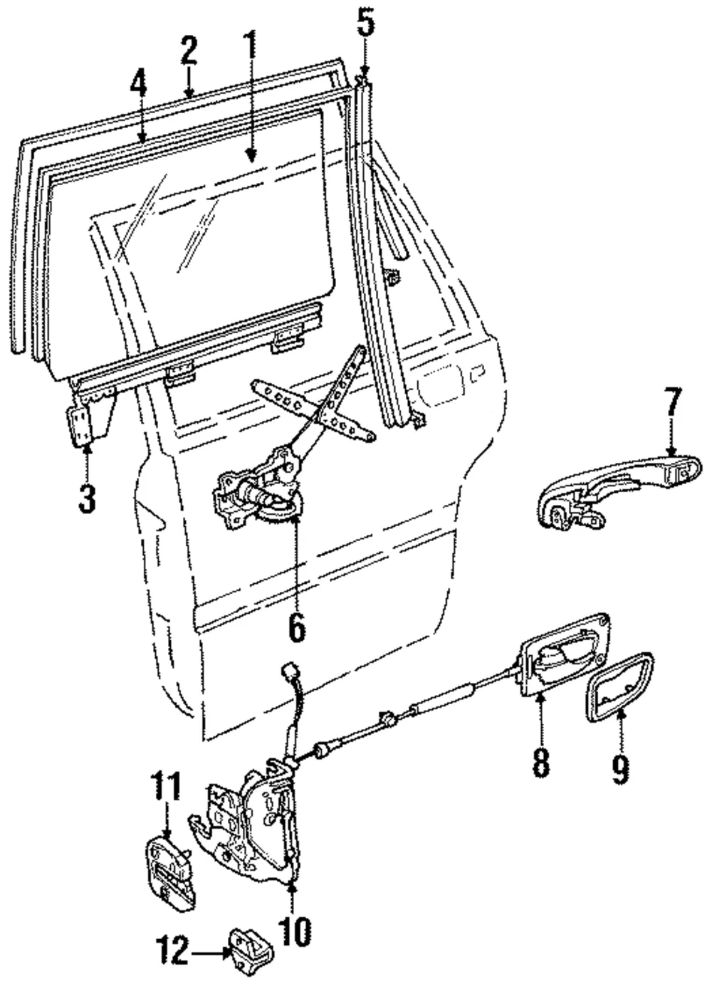 Handle, Inside - Passenger Side (RH) - Volvo (9175720)