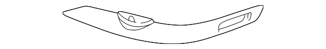 Upper Molding - Driver's Side (LH) - Volvo (9178474)