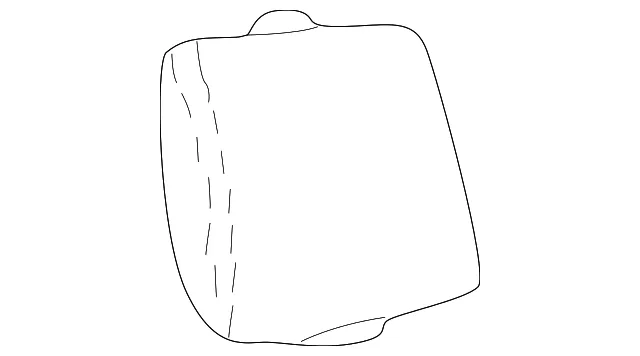Center Pillar Trim Upper Cover - Passenger Side (RH) - Volvo (9193146)