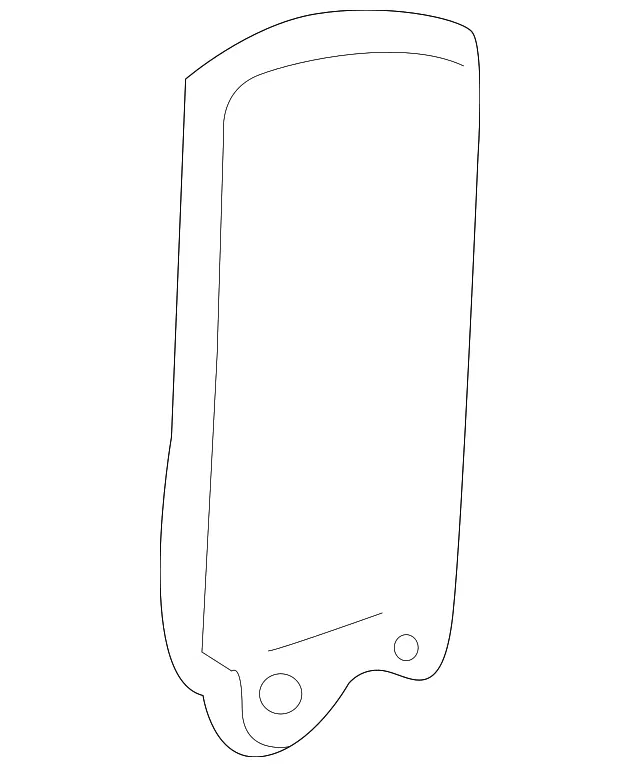 Interior Quarter Panel Trim Panel Access Cover - Volvo (9195551)