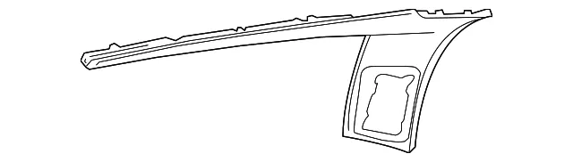 Interior Quarter Panel Trim Panel - Volvo (9198306)