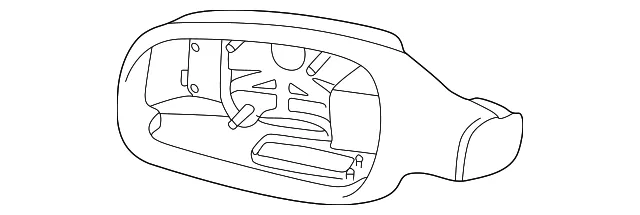 Mirror Housing - Driver's Side (LH) - Volvo (9203552)
