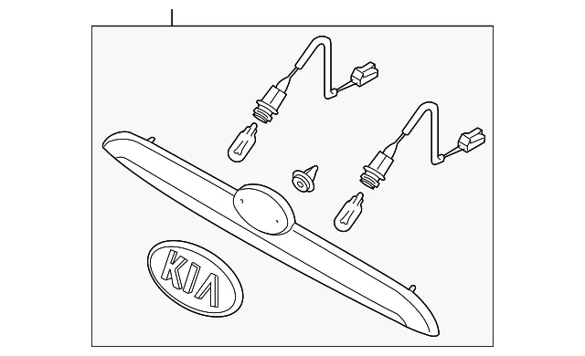Finish Molding - Kia (92501-2F010)