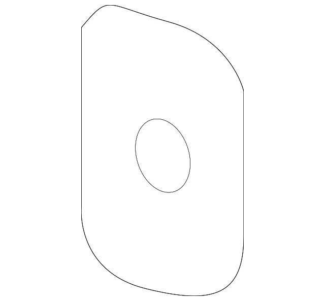 Tailgate Hinge Spacer - Nissan (93454-EZ00B)