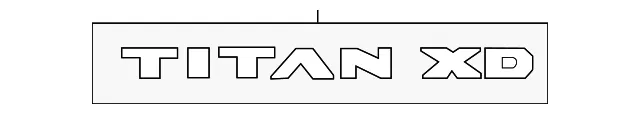 Tailgate Emblem - Nissan (93490-EZ10B)