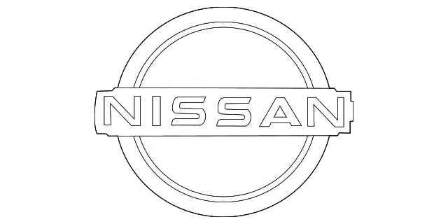 Tailgate Emblem - Nissan (93495-9BU2C)