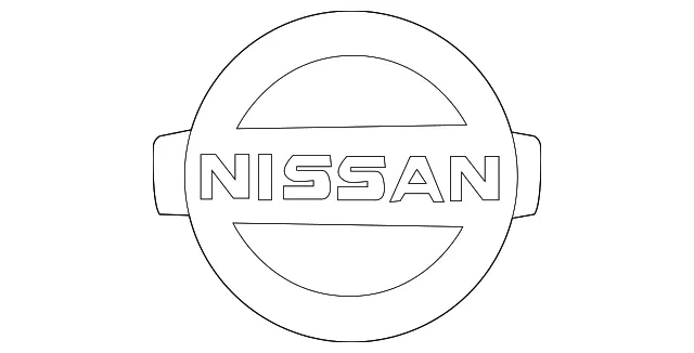 Tailgate Emblem - Nissan (93495-9FV0B)