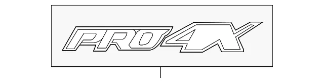 Tailgate Emblem - Nissan (93495-EZ20A)