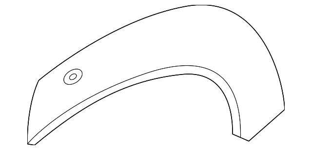 Rear Right Over Fender - Nissan (93828-5MR5A)
