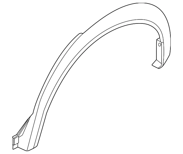 Rear Over Fender, Left - Nissan (93829-7LG0A)