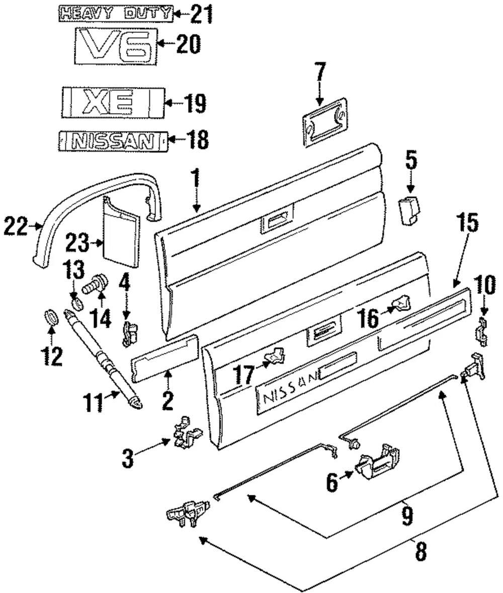 Bumper - Nissan (93846-01G00)