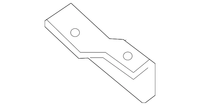 Air Deflector - Passenger Side (RH) - Nissan (93882-3SH1A)