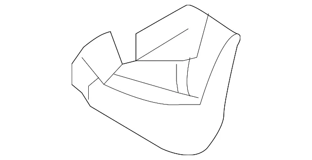 Air Deflector - Passenger Side (RH) - Nissan (93882-EZ00A)