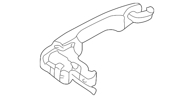 Handle, Outside - Passenger Side (RH) - Volvo (9417787)