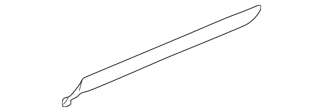 Roof Trim - Passenger Side (RH) - Volvo (9418348)