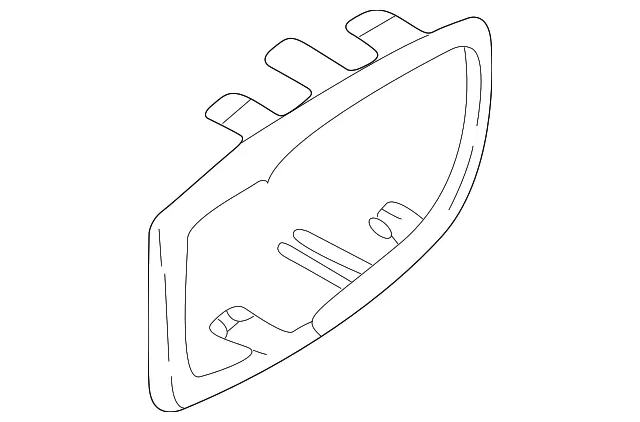 Handle, Inside Bezel - Passenger Side (RH) - Volvo (9423445)