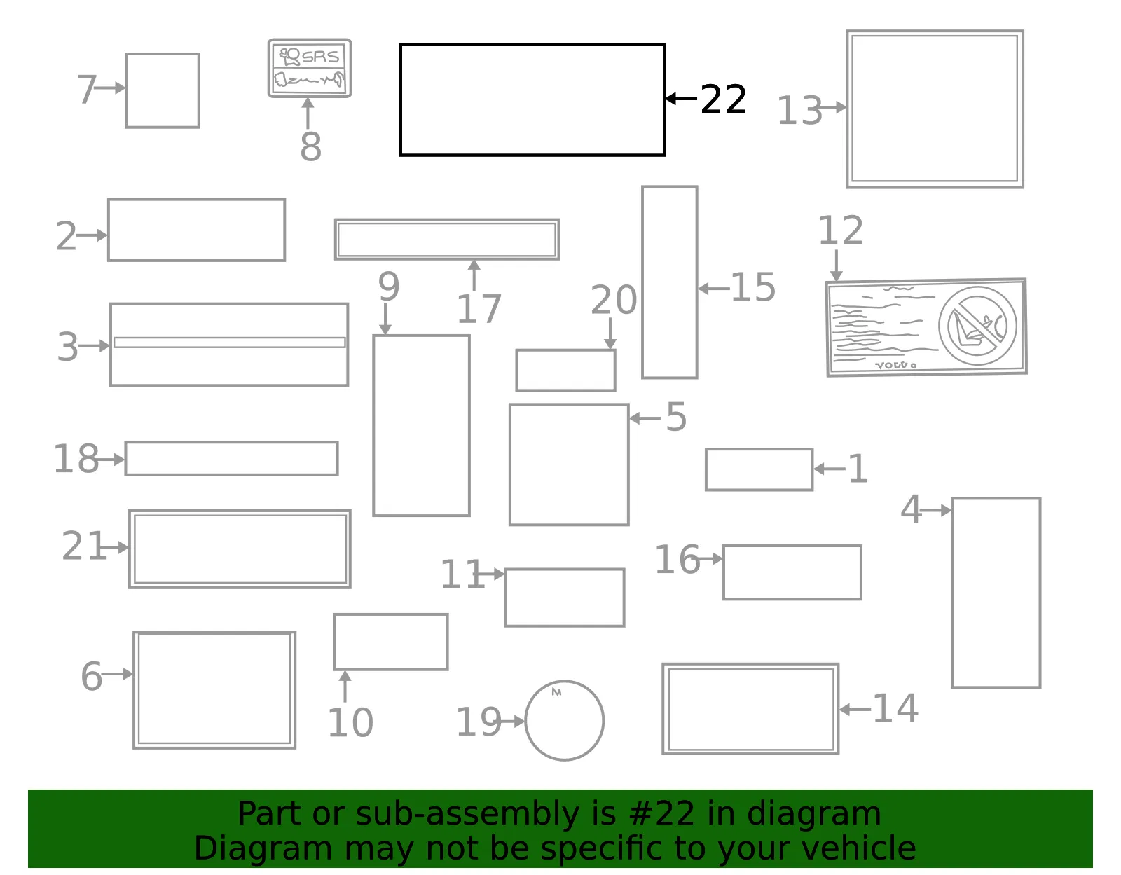 Emission Label - Volvo (9430444)