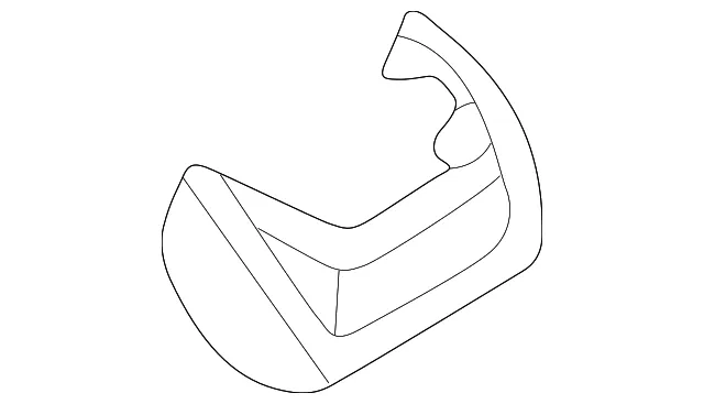 Lower Quarter Trim Cover - Driver's Side (LH) - Volvo (9477333)