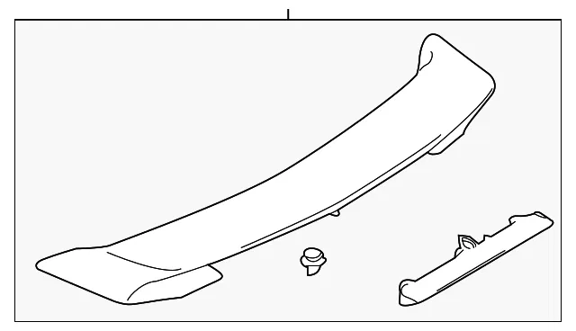 Spoiler Assembly - Nissan (96030-6HW2B)