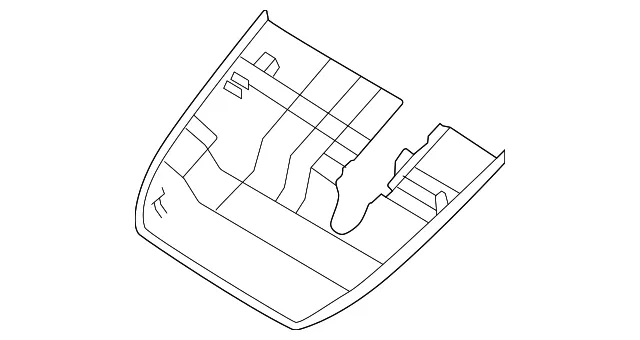 Interior Rear View Mirror Cover - Kia (96030-R5100)