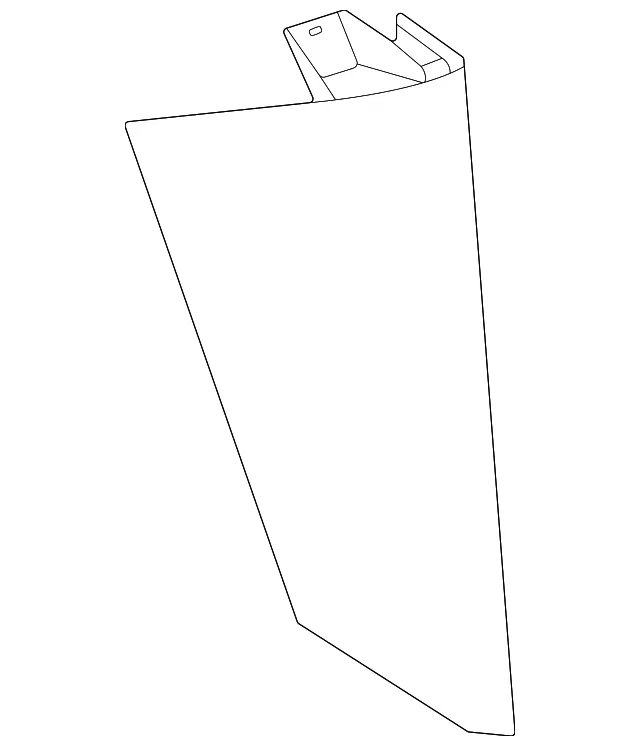 Rear Air Spoiler Extension, Right - Nissan (96032-7LG0A)