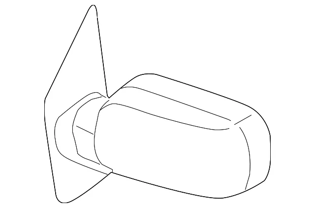 Mirror Assembly - Passenger Side (RH) - Nissan (96301-9BE8C)