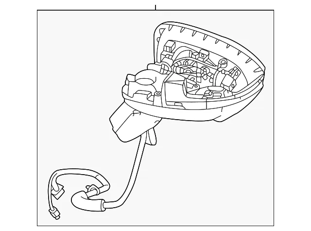 Mirror Assembly - Nissan (96302-6TB5B)