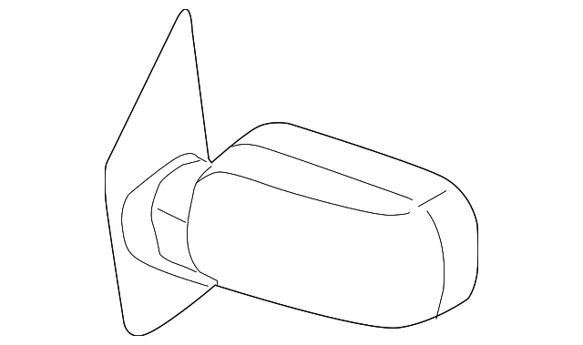 Mirror Assembly - Driver's Side (LH) - Nissan (96302-ZR20E)