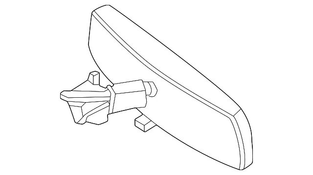 Interior Rear View Mirror - Nissan (96321-5MP2A)