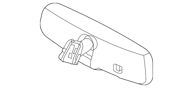Interior Rear View Mirror - Nissan (96321-ZB00A)